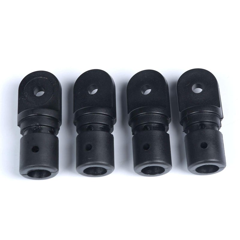 MX 1 inch Bimini Top Fitting Hardware Eye End Cap 4pcs (Inside for 1â€ Round Tube) - Image 3